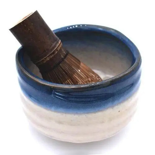 Japanse chawan blauw-wit 550ml