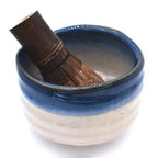 Japanse chawan blauw-wit 550ml
