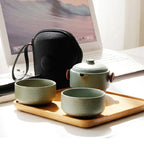 Japanse draagbare keramische theepot 180ML