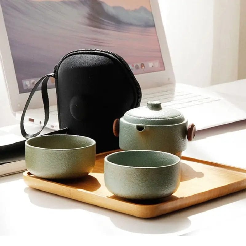 Japanse draagbare keramische theepot 180ML