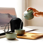 Japanse draagbare keramische theepot 180ML