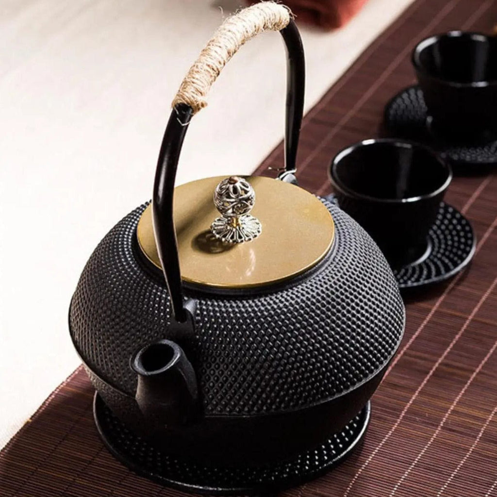 Japanse gietijzeren theepot Emperor 1,2L