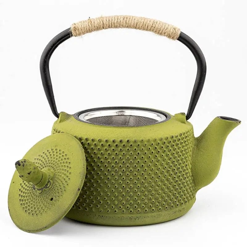Japanse gietijzeren theepot kleurrijk 850ML