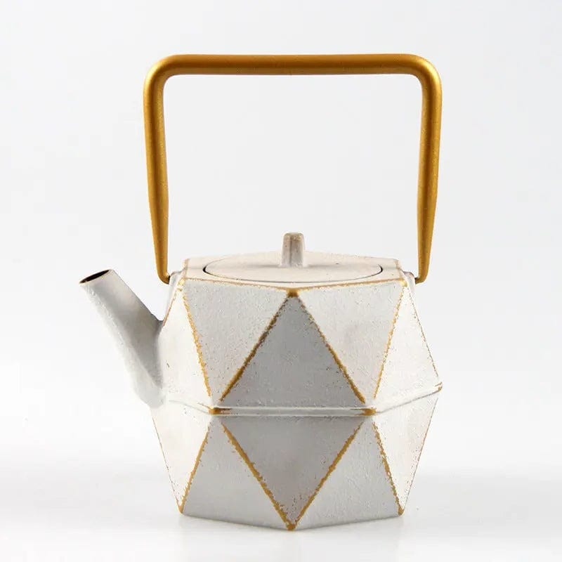 Theepot gietijz. 1l zwart/gouden vogel | Horeca Groothandel Theepot gietijz. 1l zwart/gouden vogel | Horeca Groothandel