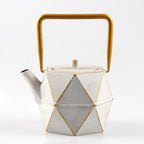 Japanse gietijzeren theepot met design van 1,2 liter