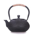 Japanse gietijzeren theepot met lijnpatronen 900 ml