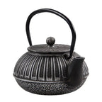 Japanse gietijzeren theepot met rechthoekig patroon 600 ml