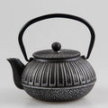 Japanse gietijzeren theepot met rechthoekig patroon 600 ml