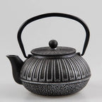 Japanse gietijzeren theepot met rechthoekig patroon 600 ml