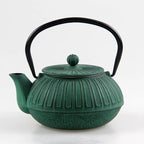 Japanse gietijzeren theepot met rechthoekig patroon 600 ml