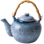 Japanse grijze keramische bamboe theepot 500ML