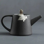 Japanse keramische theepot met design 200 ml