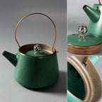 Japanse keramische theepot met design 210 ml