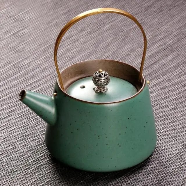 Japanse keramische theepot met design 210 ml