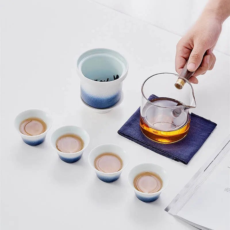 Japanse Kyusu Design Keramiek Theeset