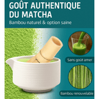 Japanse matcha set 4-delig – kom met schenktuit en garde
