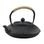Japanse platte gietijzeren theepot 800ml
