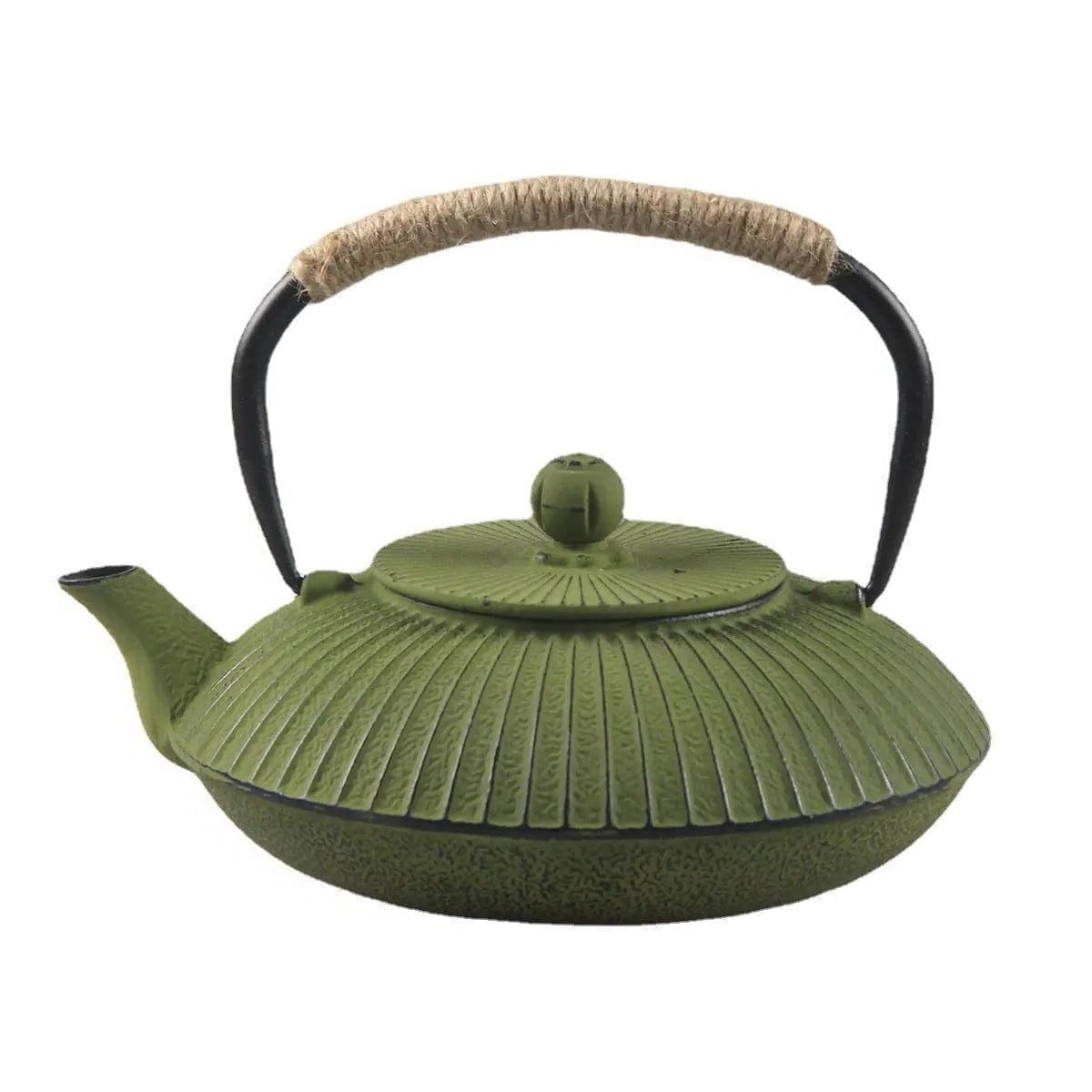 Japanse platte gietijzeren theepot 800ml