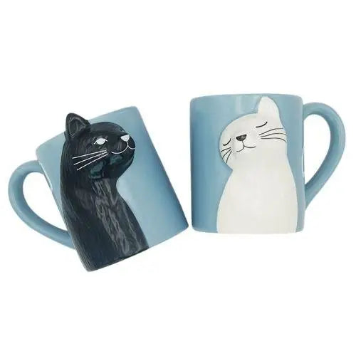 Kattenpaar theemok 350ml