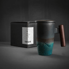 Keramische theemok met infuser en deksel 400ml