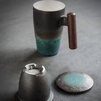 Keramische theemok met infuser en deksel 400ml