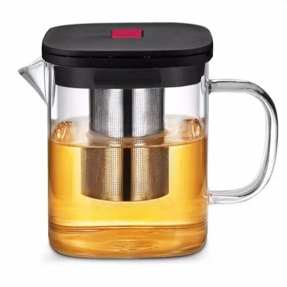 Kubusvormige glazen theepot 600ML - 1L
