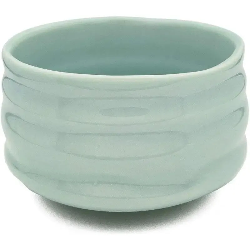 Lichtblauwe chawan theekom