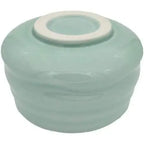 Lichtblauwe chawan theekom
