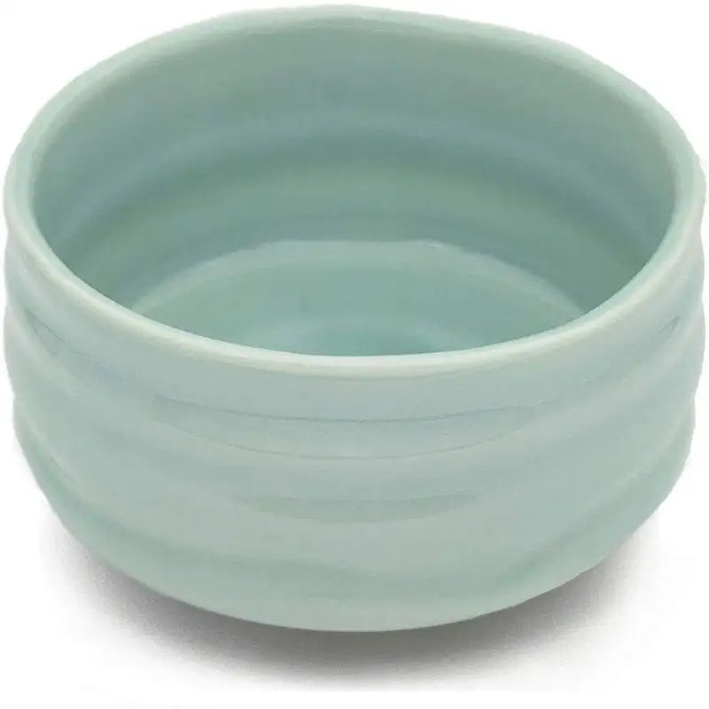 Lichtblauwe chawan theekom