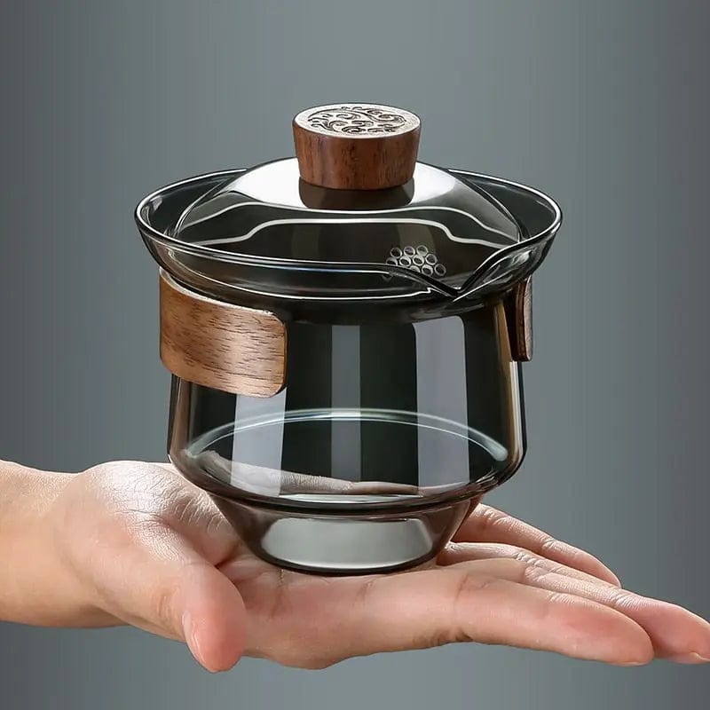 Luxe Gaiwan glazen theepot 230 ml