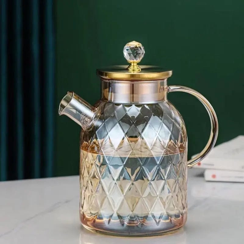Luxe glazen theepot 1L - 1.8L