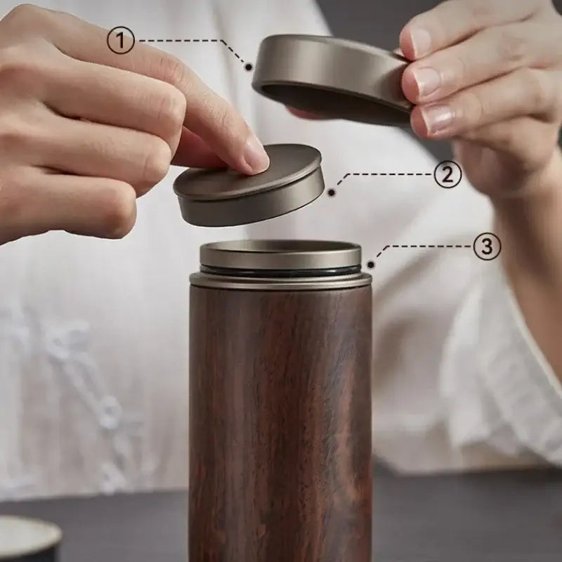 Luxe houten theedoos