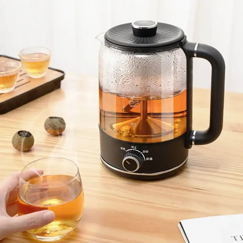Elektrische glazen theemaker 1,3 liter met vier standen – afbeelding 2