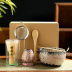 Matcha kit 6-delig met keramische kom en bamboe garde