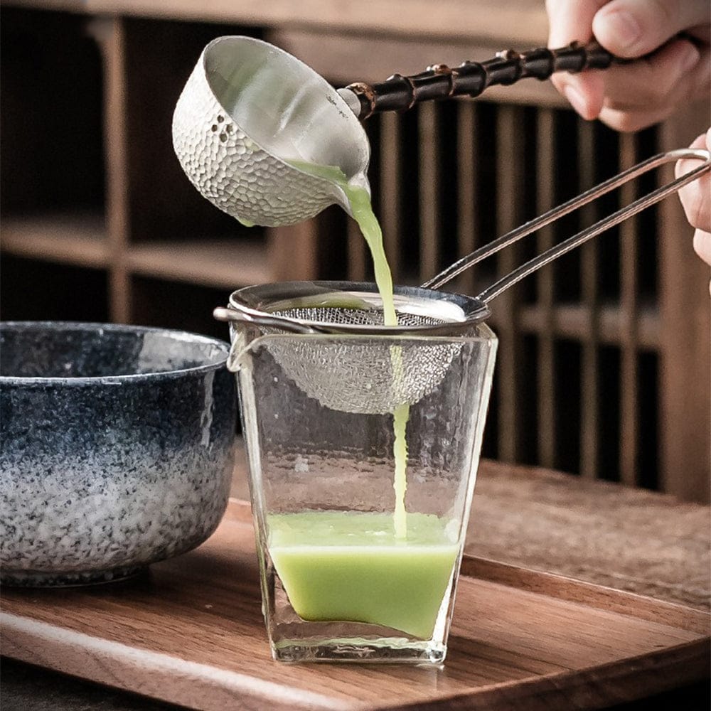 Matcha set 6-delig met keramische kom 350 ml en bamboe klopper