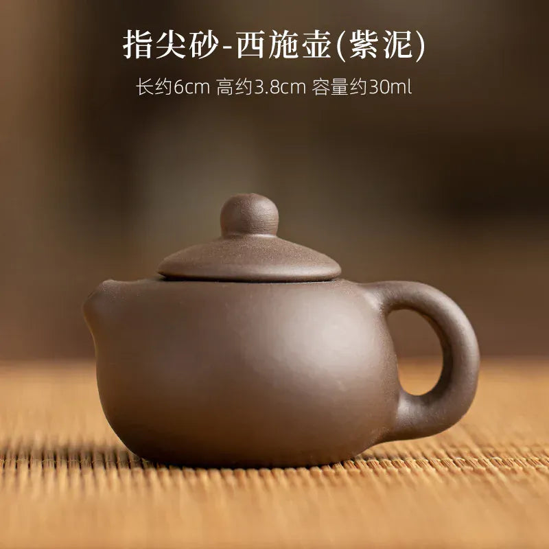Mini kleitheepot in Yixing-stijl 60 ml voor gongfu-thee