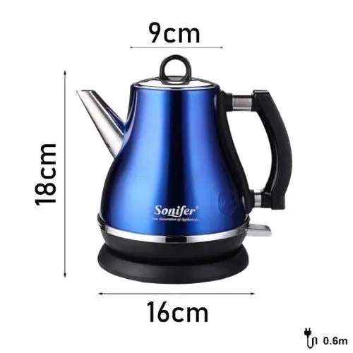 Nachtblauwe waterkoker 1 liter – 1500 W