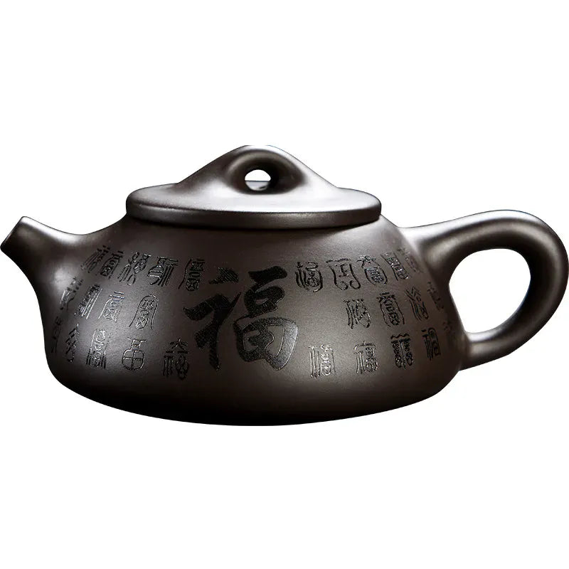 Ongeglazuurde kleitheepot in Yixing-stijl 150 ml