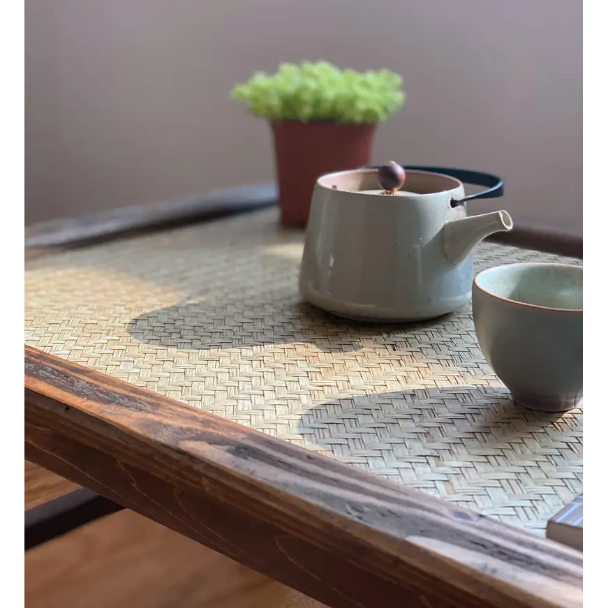 Opvouwbaar houten theedienblad