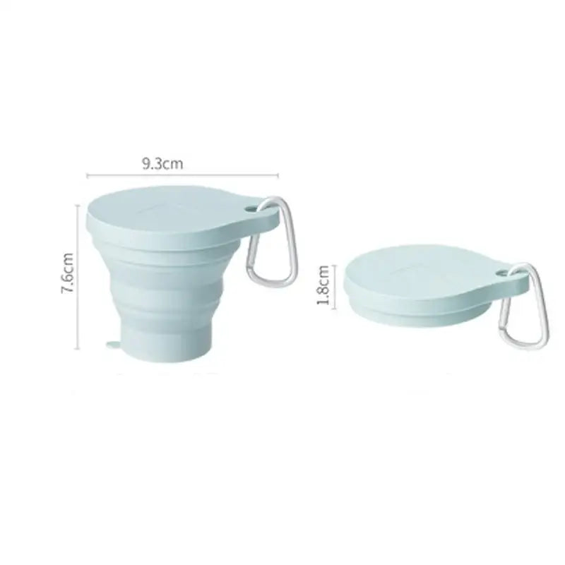Opvouwbare reistheekop (set van 2)
