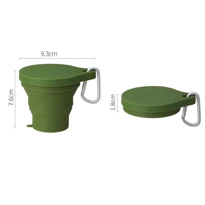 Opvouwbare reistheekop (set van 2)