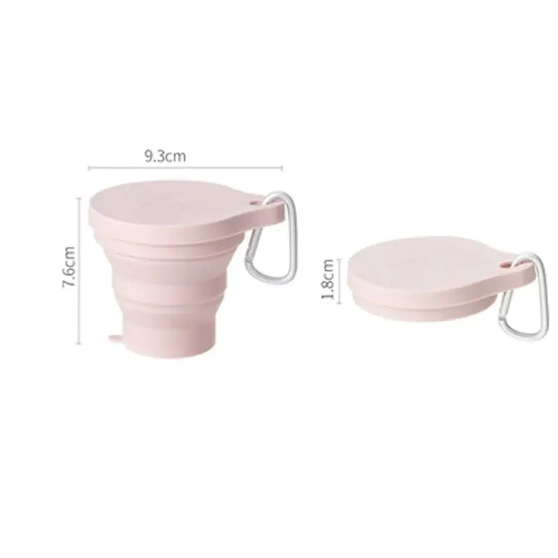 Opvouwbare reistheekop (set van 2)