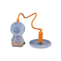 Oranje siliconen thee-infuser in duikervorm