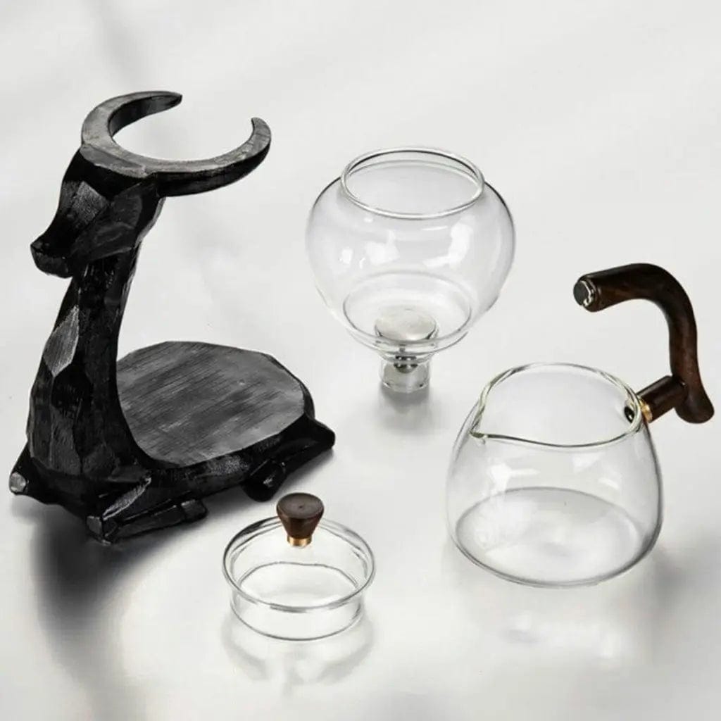Originele Black Deer glazen theepot 400ML