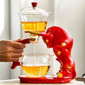 Originele Red Bull glazen theepot 400ML