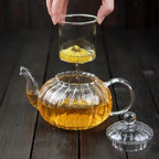 Pompoen Glazen Theepot 600ML