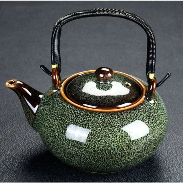 Prachtige Chinese porseleinen theepot rond 700 ml