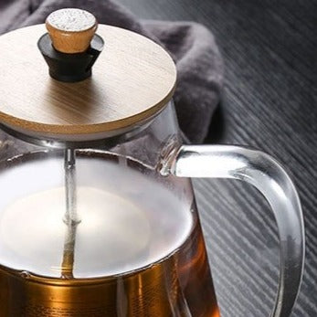 Scandinavische glazen theepot – 950 ml of 1,3 liter – afbeelding 9