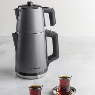 Grundig elektrische Turkse theepot 0,7 en 1,7 liter – afbeelding 3