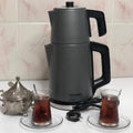 Grundig elektrische Turkse theepot 0,7 en 1,7 liter